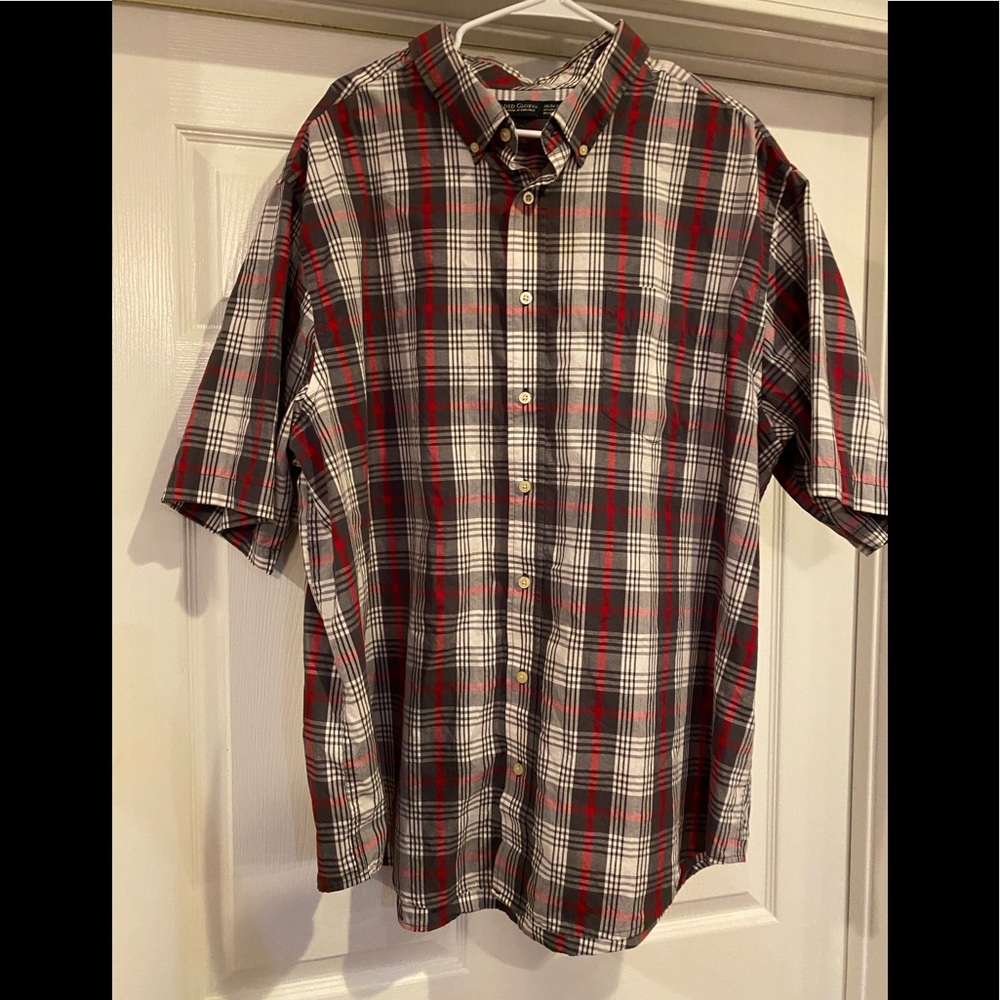 Mens 3XL short sleeve button Faded Glory